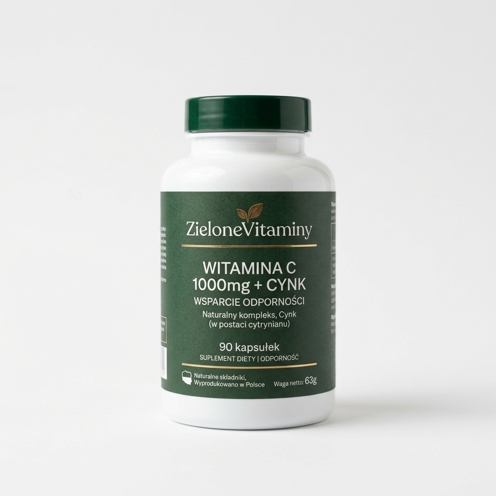 Witamina C 1000mg + Cynk Organiczny 15mg